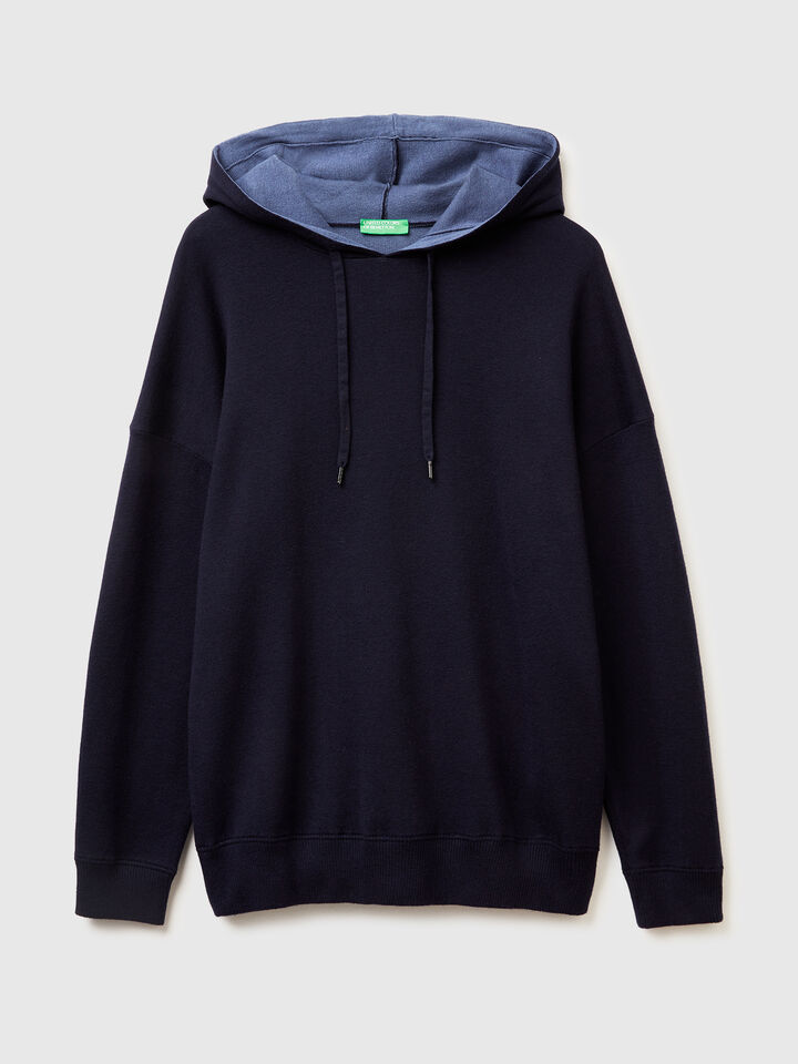 SWEATER W/HOOD Men image number 5